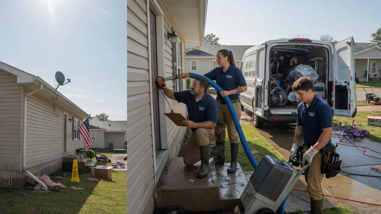Ceiling Water Damage Restoration in Winterville, NC near me